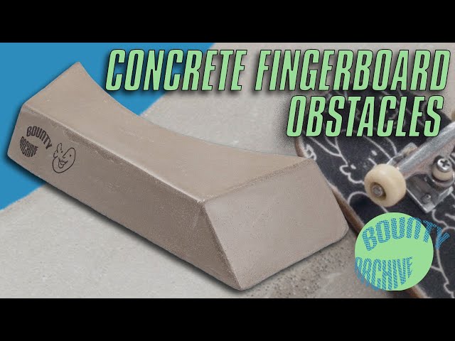 How to Make Concrete Fingerboard Obstacles | Sculpture ASMR | DIY | The Making of the Structure-1
