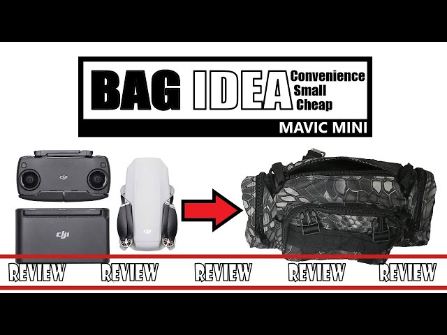 Mavic Mini Bag Idea - Benefit of Being Small