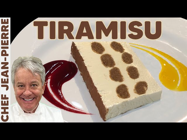 The Best Ice Cream Tiramisu | Chef Jean-Pierre