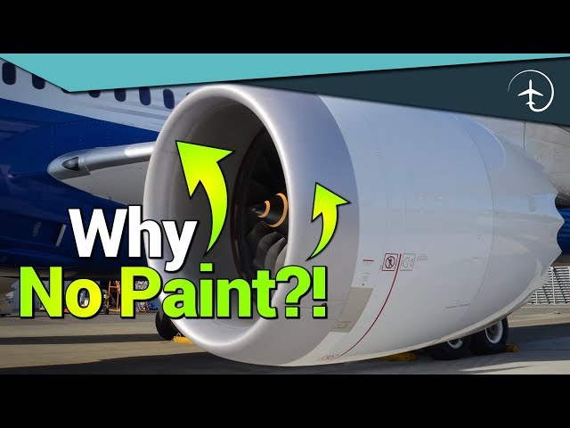Why the front of the Jet Engine is NEVER painted..