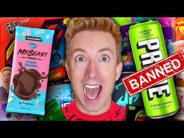 I Tested BANNED YouTuber Products.. (FaZe Rug, Preston, Unspeakable, Aphmau, Dude Perfect & MORE)