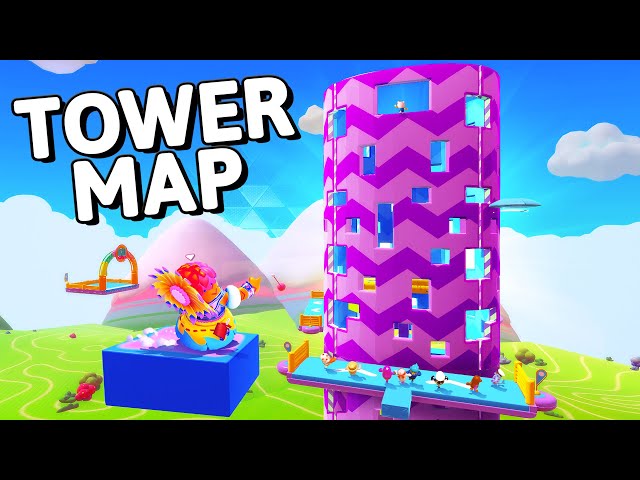 The Greatest Tower Map - Beans Adventure!! 😍 - Fall Guys WTF Moments #120