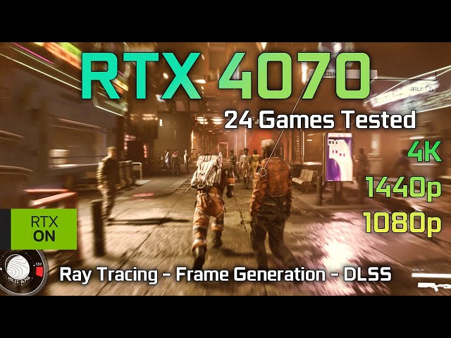 RTX 4070 Tested in 24 Games - 1440p | 1080p | 4K - DLSS/DLAA - Frame Generation - Ray Tracing