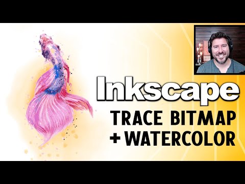 Inkscape Trace Bitmap Tutorial: Multiple Color Scans | Watercolor Effect | Spray Tool Clone vs. Copy
