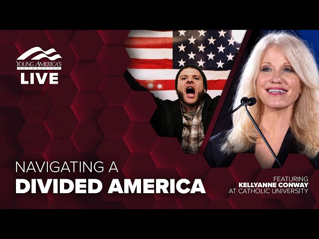 Navigating a divided America | Kellyanne Conway LIVE at Catholic University