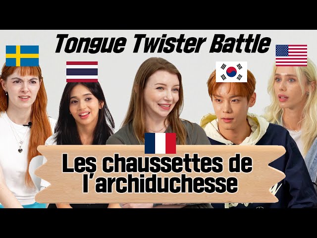 People Around The World Tries MOST DIFFICULT Tongue Twister Around The World (France,Thai,Spain,US)