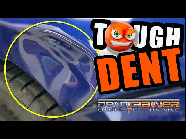 Tough Paintlesss Dent Repair Tutorial | PDR Training BMW Z4