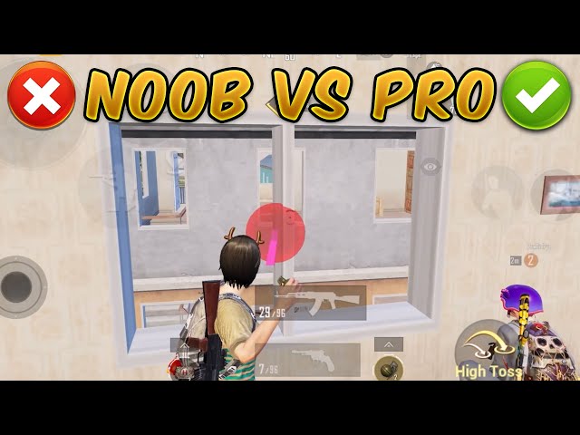 Noob vs Pro Throwing Grenade (PUBG Mobile & BGMI) #Shorts