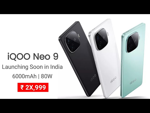 iQOO Neo 9 india lunch date & Complete Specs 🔥 | iQOO Neo 9 price in India