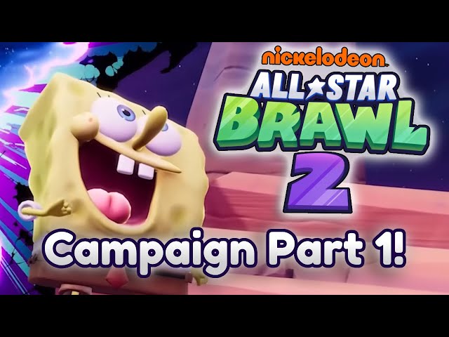 First Time Trying Out Nickelodeon All-Star Brawl 2 & Campaign Part 1!