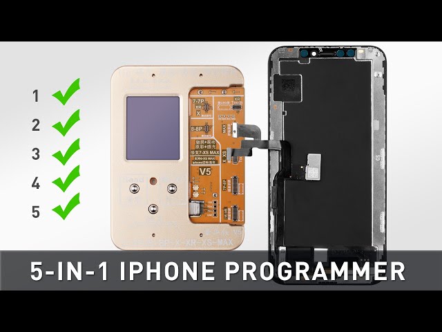 How to Fix iPhone X / 8 True Tone & Incompatibable Issues  By 5 in 1 iPhone Programmer (4K Video)