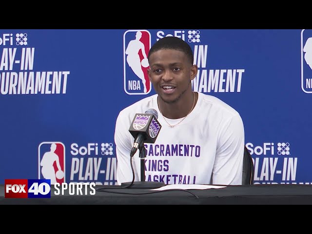 De'Aaron Fox discusses Kings eliminating the Warriors from postseason; meeting Pelicans on Friday