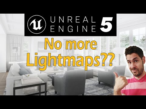Unreal Engine 5 Tutorial - No more lightmaps? | Lumen | How to export 3ds to UE5 with Datasmith