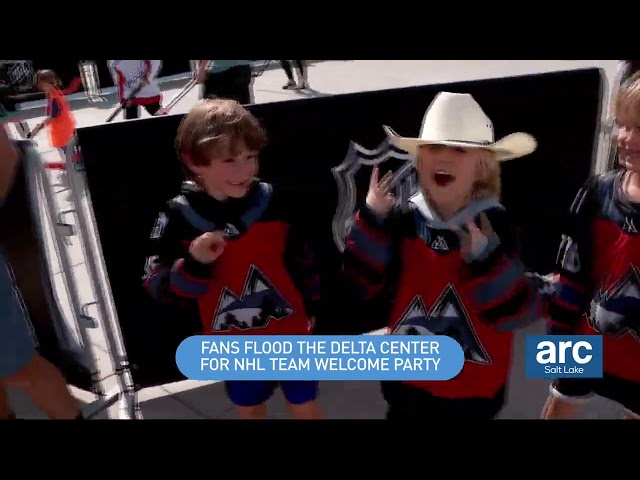 ARC: NHL's newest team gets electric welcome to Utah