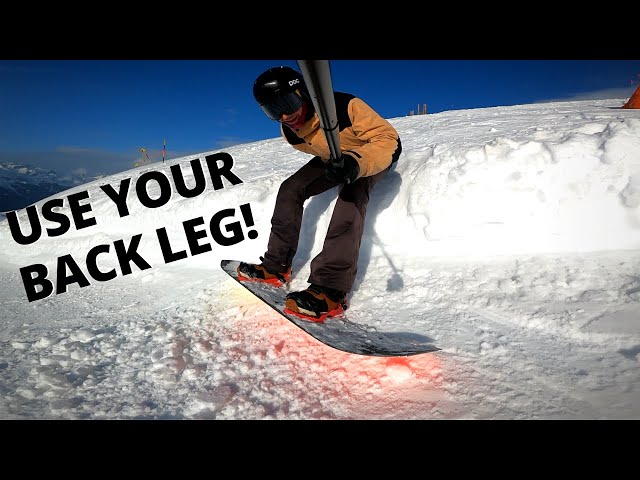 Exercise to unlock the potential of your back leg - Snowboarding Tips