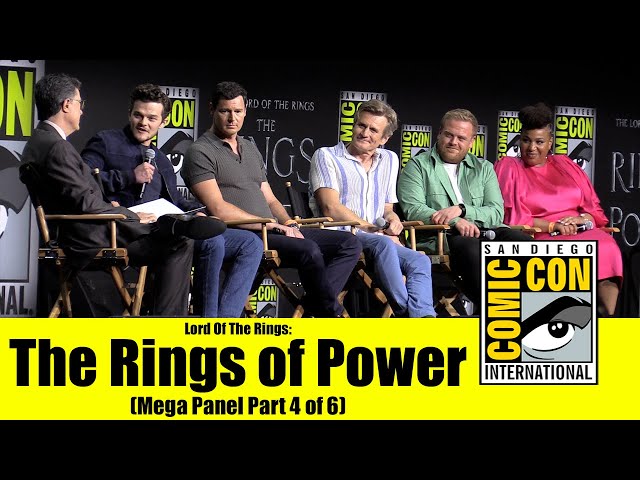 LOTR: THE RINGS OF POWER | Comic Con 2022 [Mega Panel Pt 4 of 6] Conversation with 1st Group of Cast