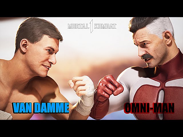 Mk1 - ALL Omni-Man vs Jean-Claude Van Damme Intro-Dialogues