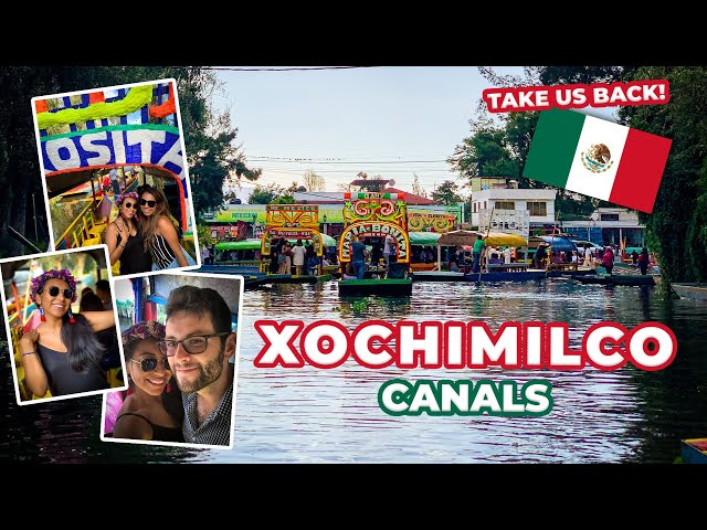 XOCHIMILCO CANALS: Boats, Beer, Flowers & Food! *Mexico City Adventures*