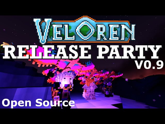 Veloren Release Party V0.9!! A TON OF NEW FEATURES!! - (Minecraft / Cube World / Free Games)