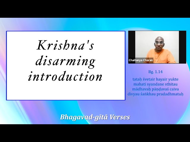 Krishna's disarming introduction-Gita Verses 5, Chapter 1 verse 14 #gitachapter1 #bhagavadgitaverses
