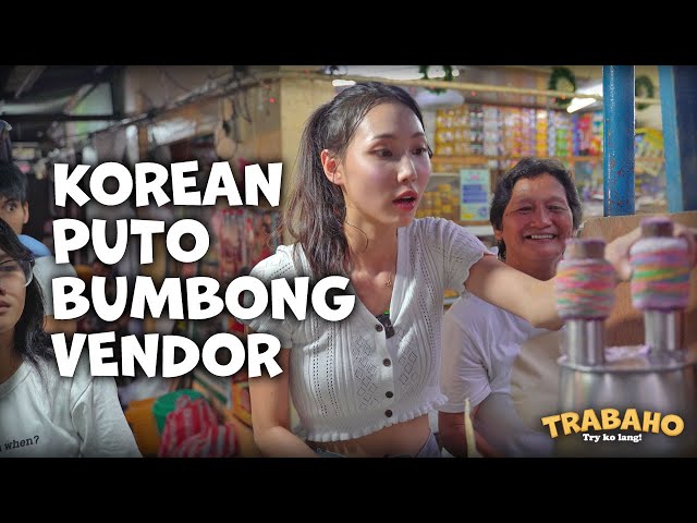 When Your Puto Bumbong Vendor is a Korean..🧑🏻‍🎄 | TRABAHO