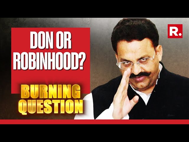 Who Is Responsible For Portraying Don Mukhtar Ansari As Robinhood? | Burning Question