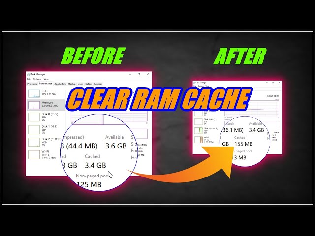 how to clear ram cache in windows 10 - how to clear ram cache memory on windows 11 (faster pc)