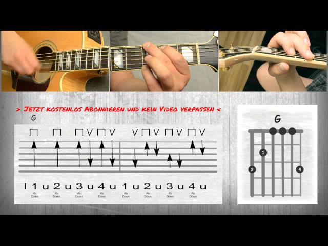 Casper - Hinterland-How to play I Akkorde I Chords - Tutorial - Guitar Lesson