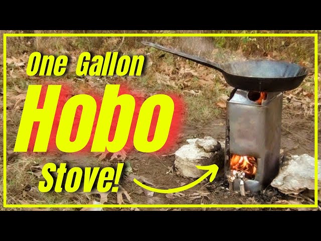 One Gallon Hobo Stove!  [ Vintage 1930s Style ]