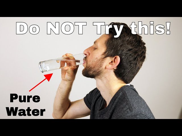 Does 100% Pure Water Have a Taste? Drinking Type II Deionized Water Experiment