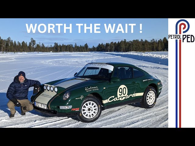 Sliding a Porsche 993 Rally Car on Spikes on Ice in Finland ! | 4K