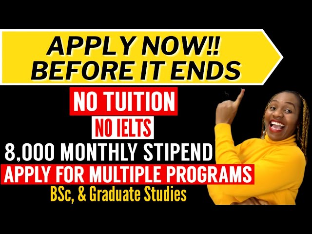 MOVE HERE FOR FREE | UNIVERSITY WITH NO TUITION  | STUDY ABROAD FOR FREE IN 2024