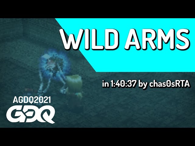 Wild Arms by cha0sRTA in 1:40:37 - Awesome Games Done Quick 2021 Online