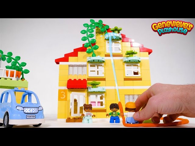 Lego Duplo House for Toddlers and Kids! Learn Common Words with Building Block Toys =)