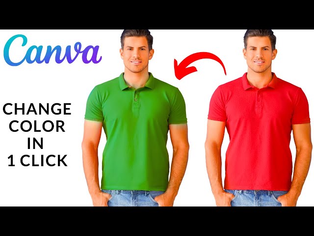How to Change Clothes Color in Canva Using Magic Edit - Turn Any Color to ANY COLOR