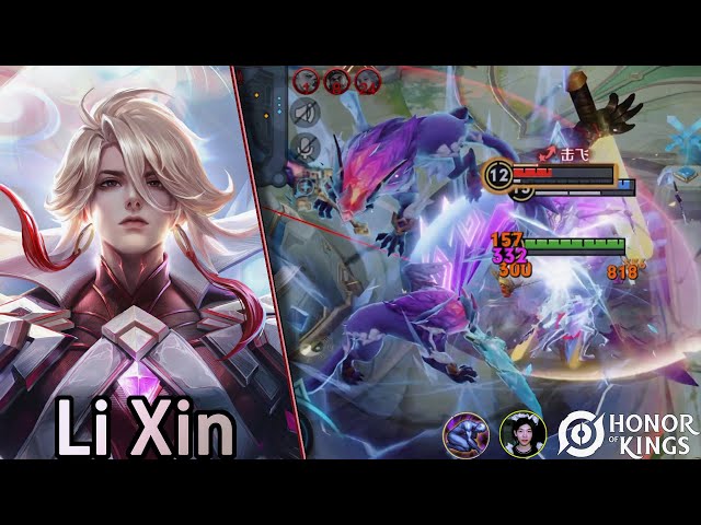 Honor of Kings（Li Xin）A melhor skin de Li Xin ｜Li Xin's best skin