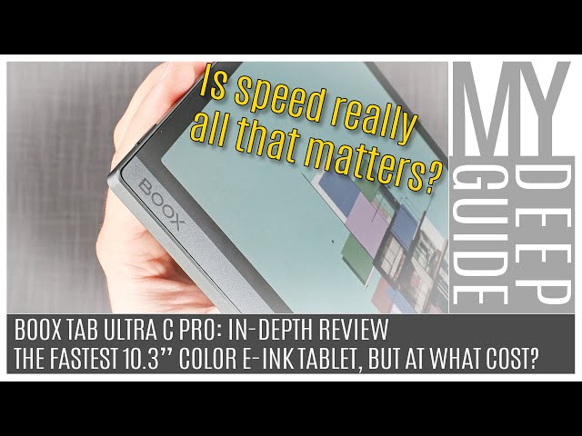 Boox Tab Ultra C Pro: In-Depth Review. The Fastest Colour E-Ink Android 12 Tablet, But at What Cost?