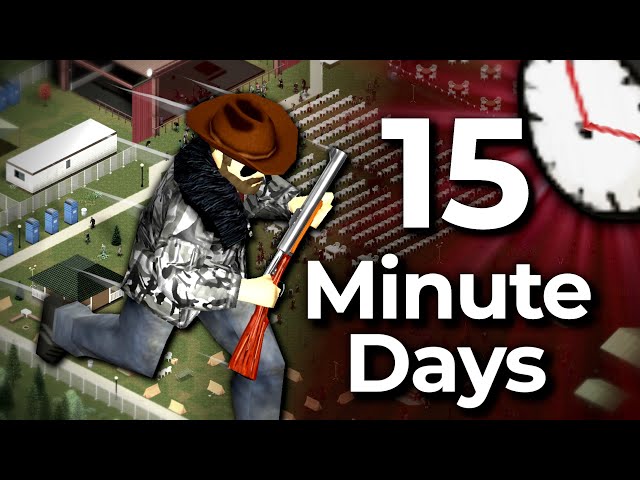 Project Zomboid, But Days Are Only 15 MINUTES