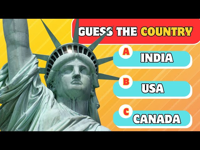 Guess the Country by its Monuments | Guess the Landmark #guessthecountry
