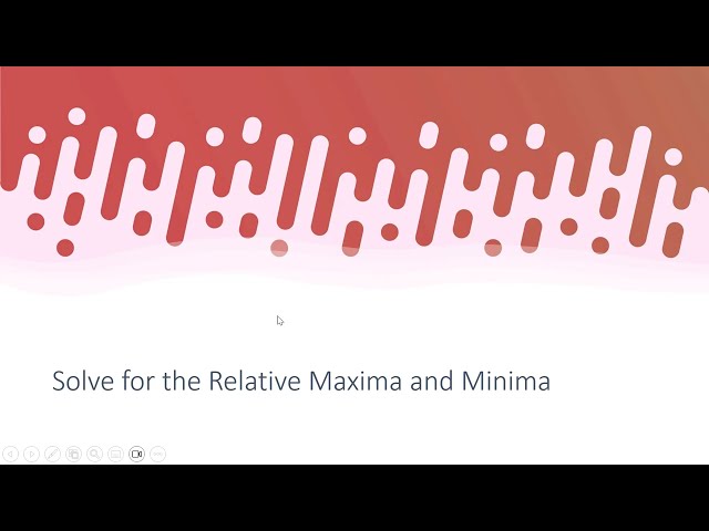 How to Find Relative Maxima and Minima of a Function