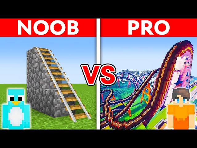 How to Build a Modern Roller Coaster in Minecraft
