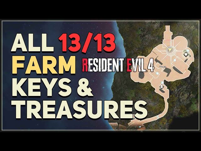 All 13 Farm Keys & Treasure Locations Resident Evil 4 Remake