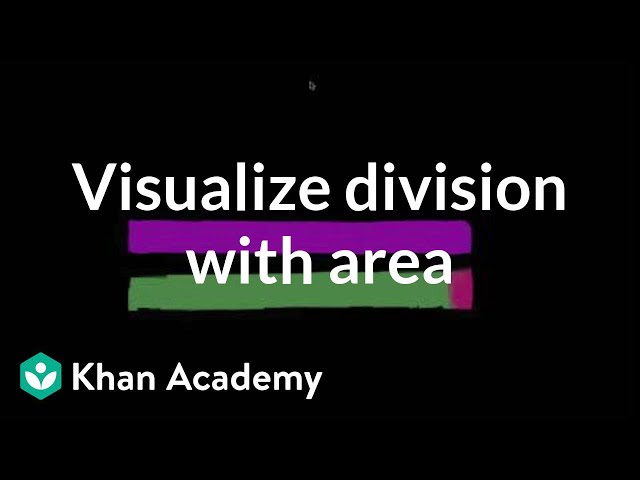 Area models to visualize division using place value | 4th grade | Khan Academy