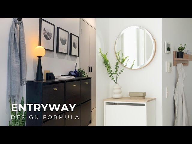 Foolproof Formula To Create A Functional & Beautiful Entryway + 5 Popular Combos