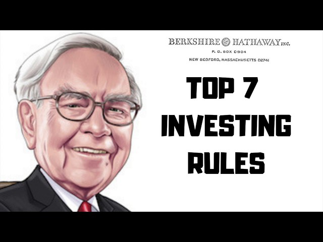 Buffett's 7 rules of investing - 1983 Letter to shareholders