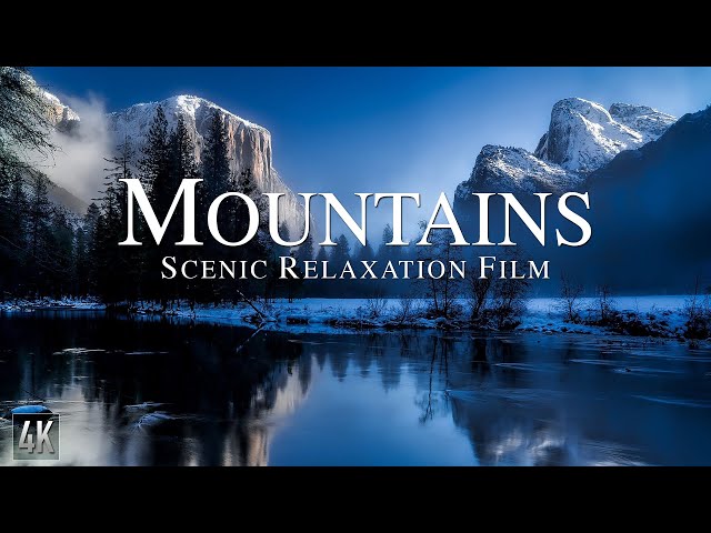 4K Mountain Vistas | Panoramic Scenic Mountains Drone Footage with Ambient Music | Aerial Vistas