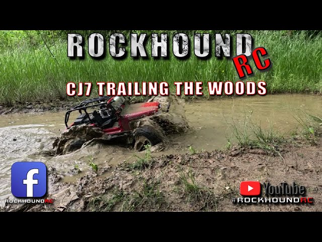 Rockhound RC: CJ7 Trailing the woods. #rc #rcadventure #fun #axial #jeep #outdoors #rclife #offroad