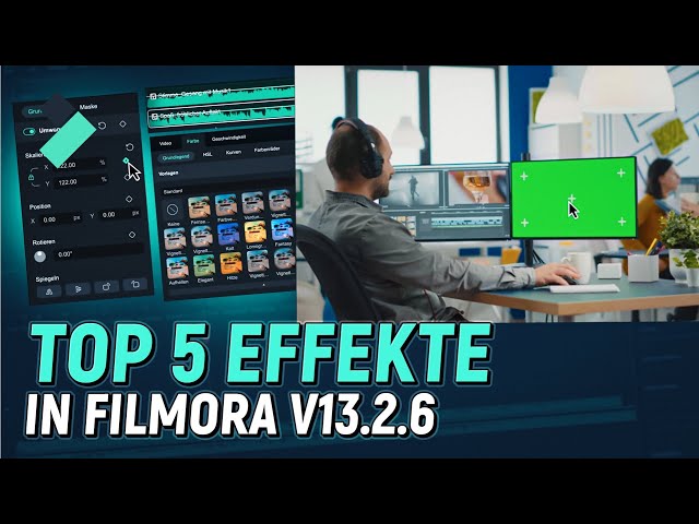 Top 5 Effekte in Filmora V13.2.6 | Wondershare Filmora Tutorial
