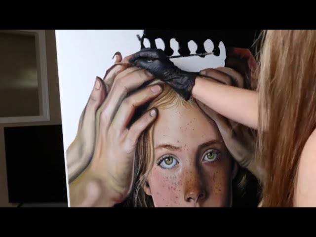 Hyper Realistic Painting Time Lapse - “Crowned”