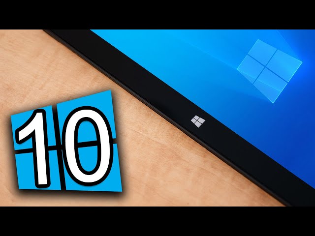 Installing Windows 10 on a Surface RT
